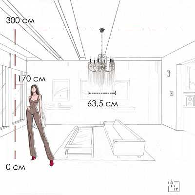 Подвесная люстра Loft it Wonderland 10405/6 400_400_1854908