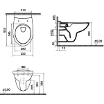 7855B003-0075 Подвесной унитаз S10 SpinFlush, безободковый (НУЖНА КРЫШКА 805-003-009; 84-003-019; 800-003-709) 250_100_2407206
