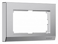 Рамка для двойной розетки Werkel Stark (серебряный матовый) W0081865 250_100_Array