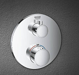 24076000 Grohtherm Термостат Смесители для душа с переключателем на 2 положения ванна-душ, круглая розетка, хром 250_100_1438117