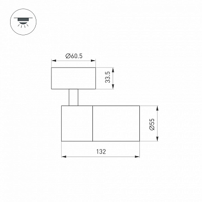 Спот Arlight SP-ARTEMIS-SURFACE-FLAP-R55-12W 051791 400_400_1906321