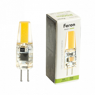 Лампа светодиодная Feron LB-423 G4 3Вт 4000K 51168 400_400_1758615