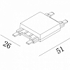 Соединитель линейный для треков SWG PRO SLIM CN-SLIM-BL-I 100_100_2219268