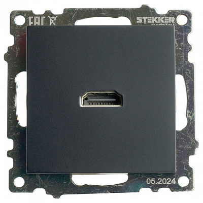 Розетка HDMI без рамки Stekker Катрин 50062 400_400_2160670