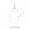 Плафон стеклянный Nowodvorski Cameleon PEAR M TR/G 8533 100_100_1880971
