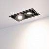 Встраиваемый светильник Arlight CL-SIMPLE-S148x80-2x9W Day4000 (BK, 45 deg) 026877 100_100_3146355