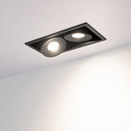 Встраиваемый светильник Arlight CL-SIMPLE-S148x80-2x9W Day4000 (BK, 45 deg) 026877 500_191_3146355