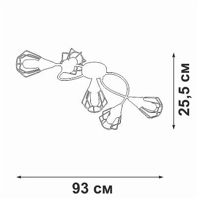 Потолочная люстра Vitaluce V3037 V3037-0/5PL 400_400_1818798