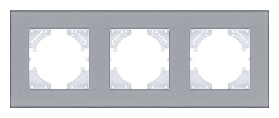 Рамка на 3 поста Kollinger Reflex MG RM3GY 400_400_3118576