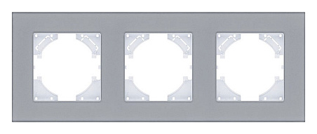 Рамка на 3 поста Kollinger Reflex MG RM3GY 500_191_3118576