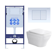 Set AQUATEK АМАДЕО (рама AQUATEK Standard INS-0000012 с звукоиз.прокладкой+крепеж KKI-0000002+кнопкаKDI-0000009+унитаз АМАДЕО AQ1163-00+крышка-сиденье 500_191_3226744