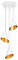 Подвесной светильник Lightstar Cone GW 757036