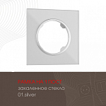 Рамка на 1 пост Arte Milano am-502.01 502.01-1.silver 250_100_2168068