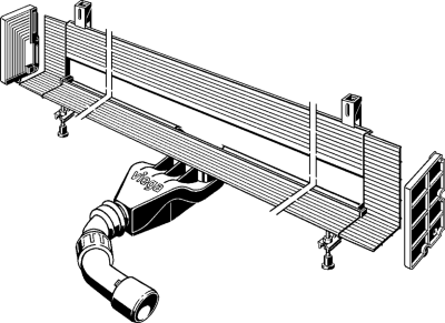 736736 Advantix Vario душевой лоток для встраивания в стену, плоская модель, проп. способность 0,4 л/с, L=300-1200, H=70-100, модель 4968.10 400_400_2407030