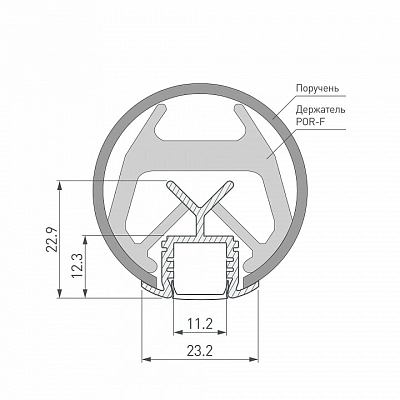 Профиль подвесной Arlight KLUS-POR 019181(1) 400_400_1899883