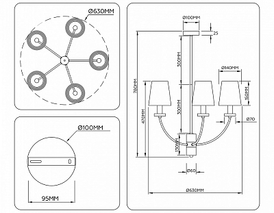 Люстра на штанге Ambrella Light LH LH75351 400_400_2476332
