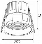 Встраиваемый светильник DesignLed DL-RE DL-RE1202-WH-NW 250_100_2397239