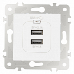 Розетка USB, без рамки Arte Milano am-203 203.46-1.white 250_100_2166728