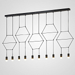 Подвесной светильник Imperiumloft Via Wireflow polyhedral Via01 250_100_Array