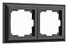 Рамка на 2 поста Werkel черный матовый W0022208 100_100_2388773