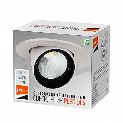 Встраиваемый светильник Jazzway  PLED DL4 30W 4000K 24° White  IP40 400_400_2870222