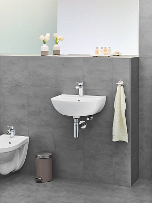 39424000 Bau Ceramic Мини-раковина 45 см, альпин-белый (27 шт пал - 126353) 400_400_2406448