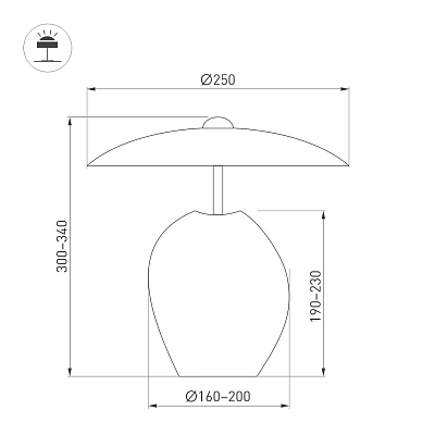 Настольная лампа декоративная Arlight UMANI 061711 400_400_3089684