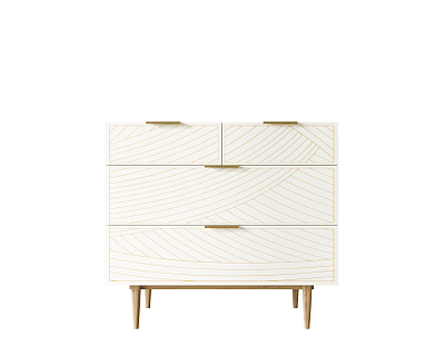 Комод с четыремя ящиками "Line" LN14/GR1/beige 400_400_1929985