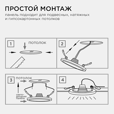 Встраиваемый светильник Apeyron Electrics  06-53 400_400_3076519