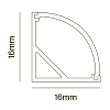 Профиль Led Strip ALM008S-2M 100_100_819508