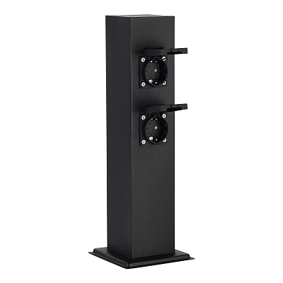 SL9012.415.00 Столб уличный 4 розетки ST-Luce черный 3500W SOCKET 400_400_796408