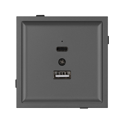 Розетка 2хUSB type A и C без рамки Arlight SCT-TENDO 054538 400_400_3084590