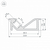 Профиль накладной Arlight SL 062326 100_100_2878230