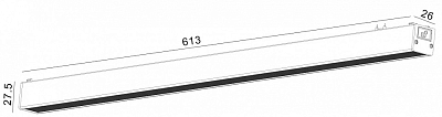 Накладной светильник SWG PRO SLIM DL-SLIM-DFBL-24-CCT 400_400_2733690