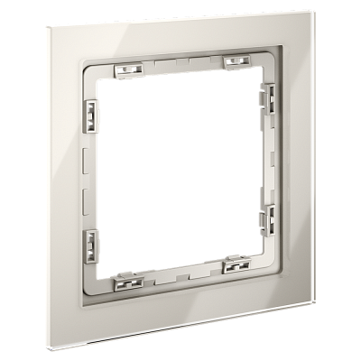 Рамка стеклянная VOLTUM S70 на 1 пост, (кашемир, стекло) 400_400_790396