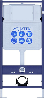 SET AQUATEK НИКА-020 4в1 (рама AQUATEK Standard INS-0000012+крепеж KKI-0000002+клавиша KDI-0000020+унитаз НИКА AQ2009-00 с тонким сиденьем soft-close) 400_400_2417710