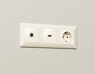 Накладка для ТВ-розетки Ambrella Volt ALFA AP3330 250_100_2040243