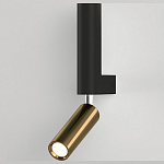 Бра с подсветкой Eurosvet Pitch 40020/1 LED черный/латунь 250_100_1812214