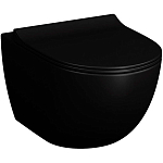 7748B083-0101 Безободковый подвесной унитаз VitrA Sento, цвет Матовый черный (НУЖНА КРЫШКА 120-483-009) 250_100_Array