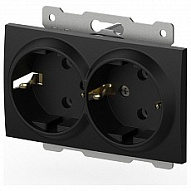 Розетка двойная с заземлением, без рамки Elbi Eleсtriс Zena Vega 609-014800-907 500_191_2308695