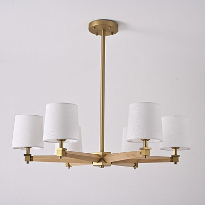 Люстра на штанге Imperiumloft Jorgenson White/Light wood STAVRA01 400_400_1986076