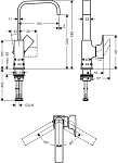 32511000 HG Metropol смеситель для раковины 230 250_100_1439889