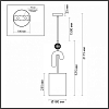 Подвесной светильник Odeon Light Bagel 5410/1A 100_100_1727903