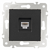 Розетка Ethernet RJ-45 без рамки Arte Milano am-203 203.45-1.black 100_100_2166651