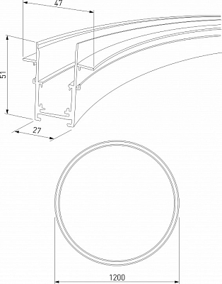Трек встраиваемый Elektrostandard Slim Magnetic a066496 400_400_2124212