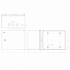 Электрический щиток накладной Эра  NO_SIMPLE_STM_SHMPg-02_IP54 100_100_2871350