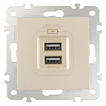Розетка USB, без рамки Arte Milano am-206 206.46-1.shampan 250_100_2167501