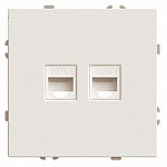 Розетка двойная Ethernet RJ-45 без рамки Stekker Эмили 49900 250_100_Array