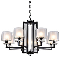 Подвесная люстра Newport ALEXANDRA 4408+1/C black+gold 500_191_3070111