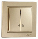 Выключатель проходной двухклавишный Mono Electric Despina 102-222223-111 250_100_Array